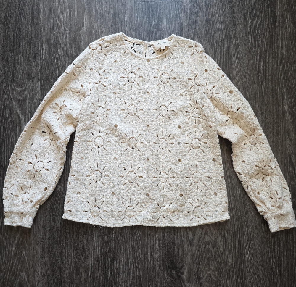 Sezane Jesse Blouse Cream